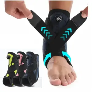 Ankle Brace Support Compression Sleeve for Basketball Running Gym Adjustable Wrap Sports Gear Men Women Breathable Lightweight Fit Active Lifestyle
