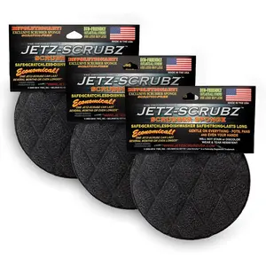 Scrubber Sponge, J22/3, Round, Set of 3, Made in The USA