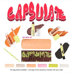 Made By Mitchell CAPSULATE Set – 5-Piece All-in-One Face Collection Makeup Kit Lip Makeup Kit