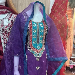 Purple kurti set size 40