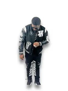KappGodz Senior Kappz Varsity Jacket - Black/combo