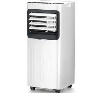 Electactic 5000 BTU DOE Portable Air Conditioner, Compact Cooler for Rooms Up to 250 sq.ft, with Remote Control, LED Display, 24H Timer, Side Handles, R32/R410A, for Home, Office, Dorm, Bedroom