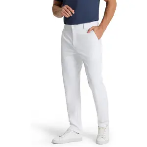 Mens Classic Fit Golf Pants Stretch Work Dress Pants 30''/32''/34'' Lightweight Casual Pants with Pockets