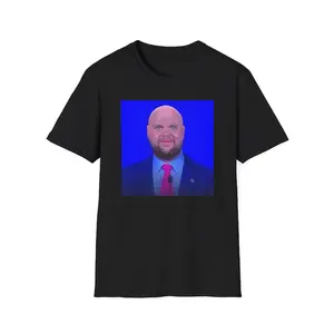 JD Vance Funny Meme TShirt, Vice President Face App Portrait Joke Tee, Stupid American Political Gift Shirt
