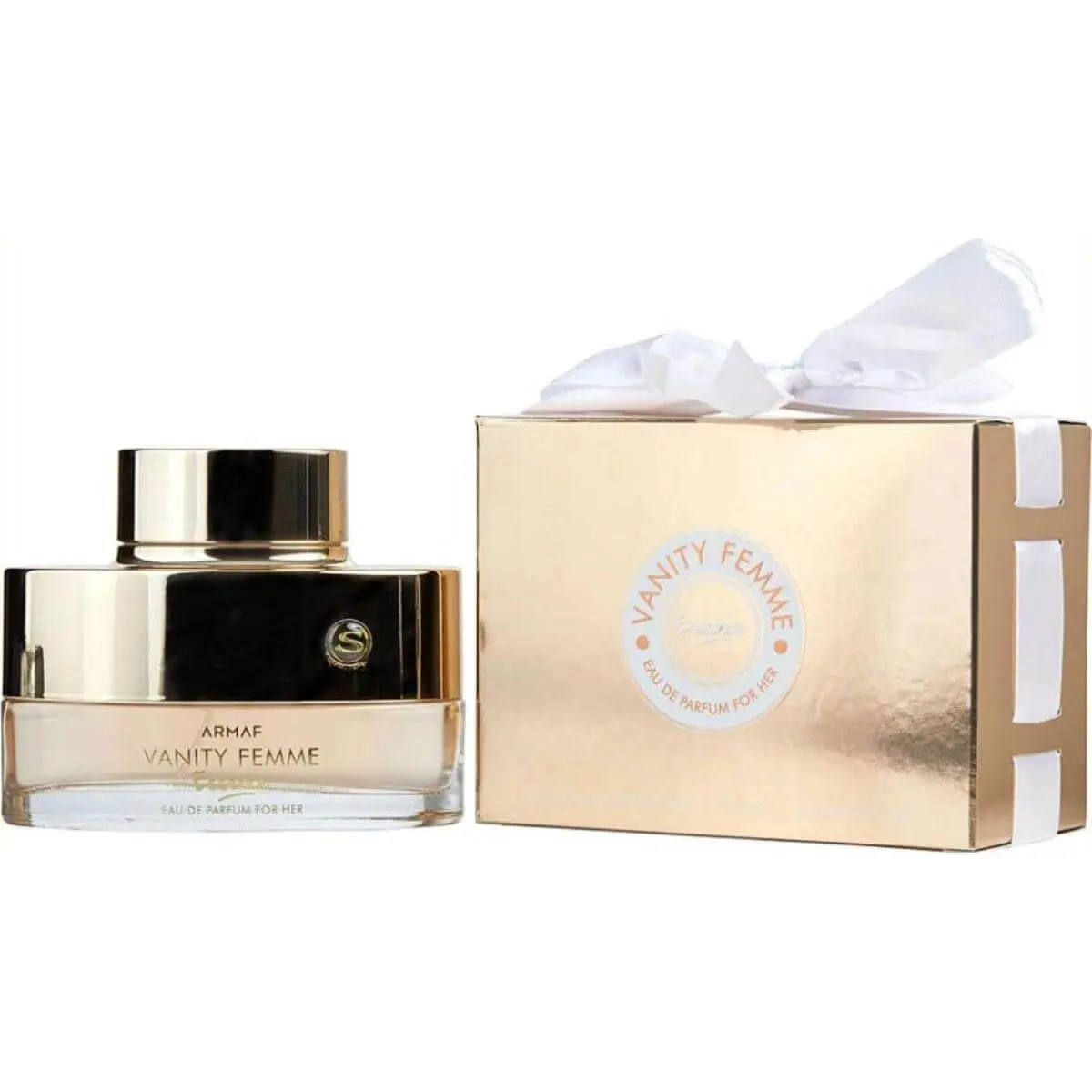 Armaf Vanity Femme Essence Women's EDP Fragrance - 3.4 fl oz Aerosol Spray, Floral Fruity, Jasmine Rose, Citrus, Musk Vanilla, Creamy Amber, Aero Musk Women's Fragrance, New in Box