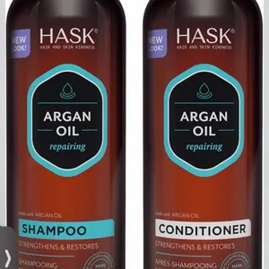 Hask Argan Oil Repairing Shampoo & Conditioner Set for Strengthening and Restoring Hair Health