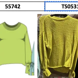 Tie-Cuff Textured Knit Sweater | Casual Loose-Fit Pullover in Neon Green, Pink & Blue