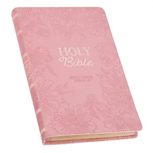 KJV Holy Bible, Gift Edition King James Version, Faux Leather Flexible Cover, Blossom Pink Floral (KJV Gift Editions) Imitation Leather