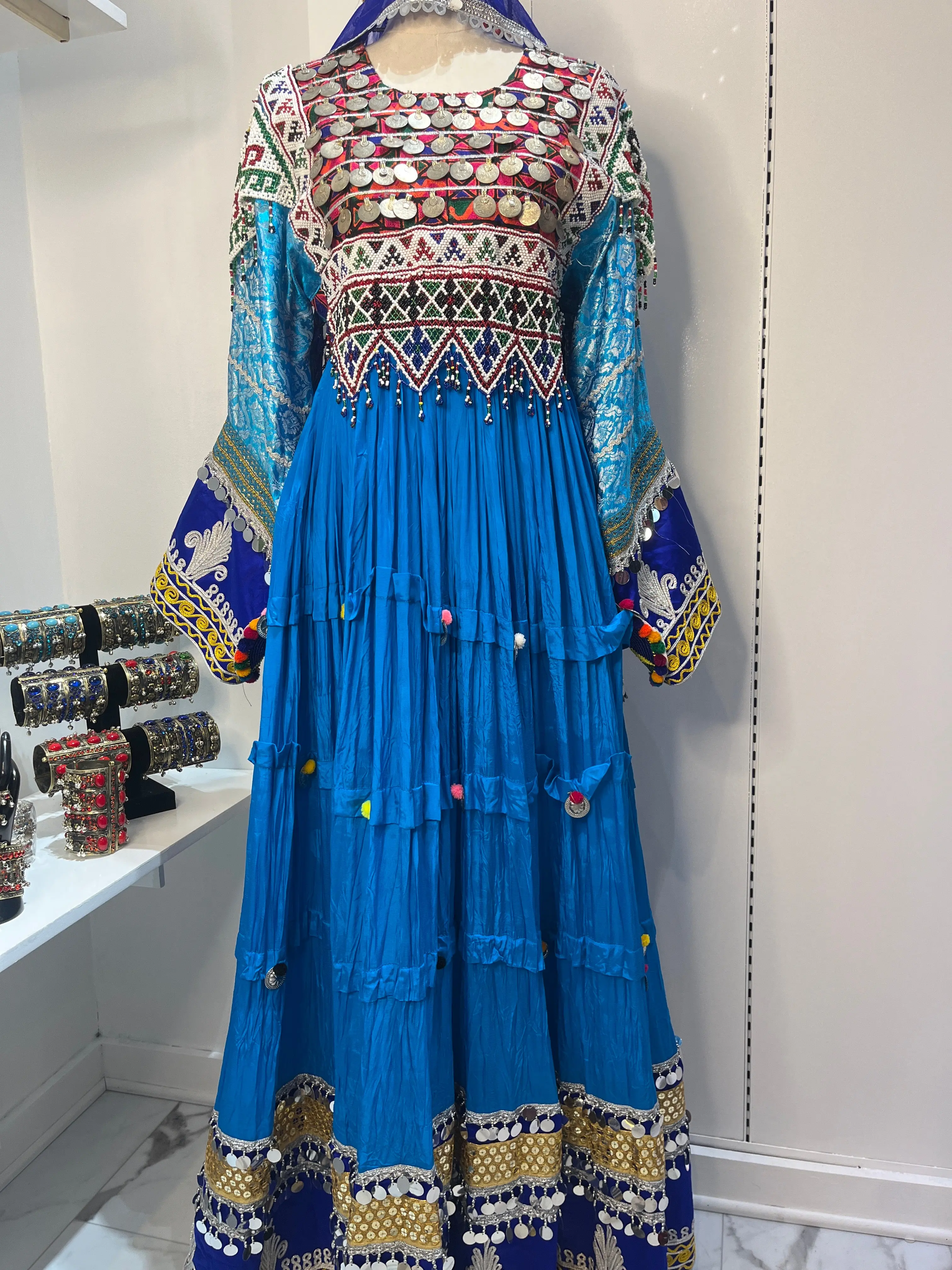Baby Blue Gand Afghani - TikTok Shop