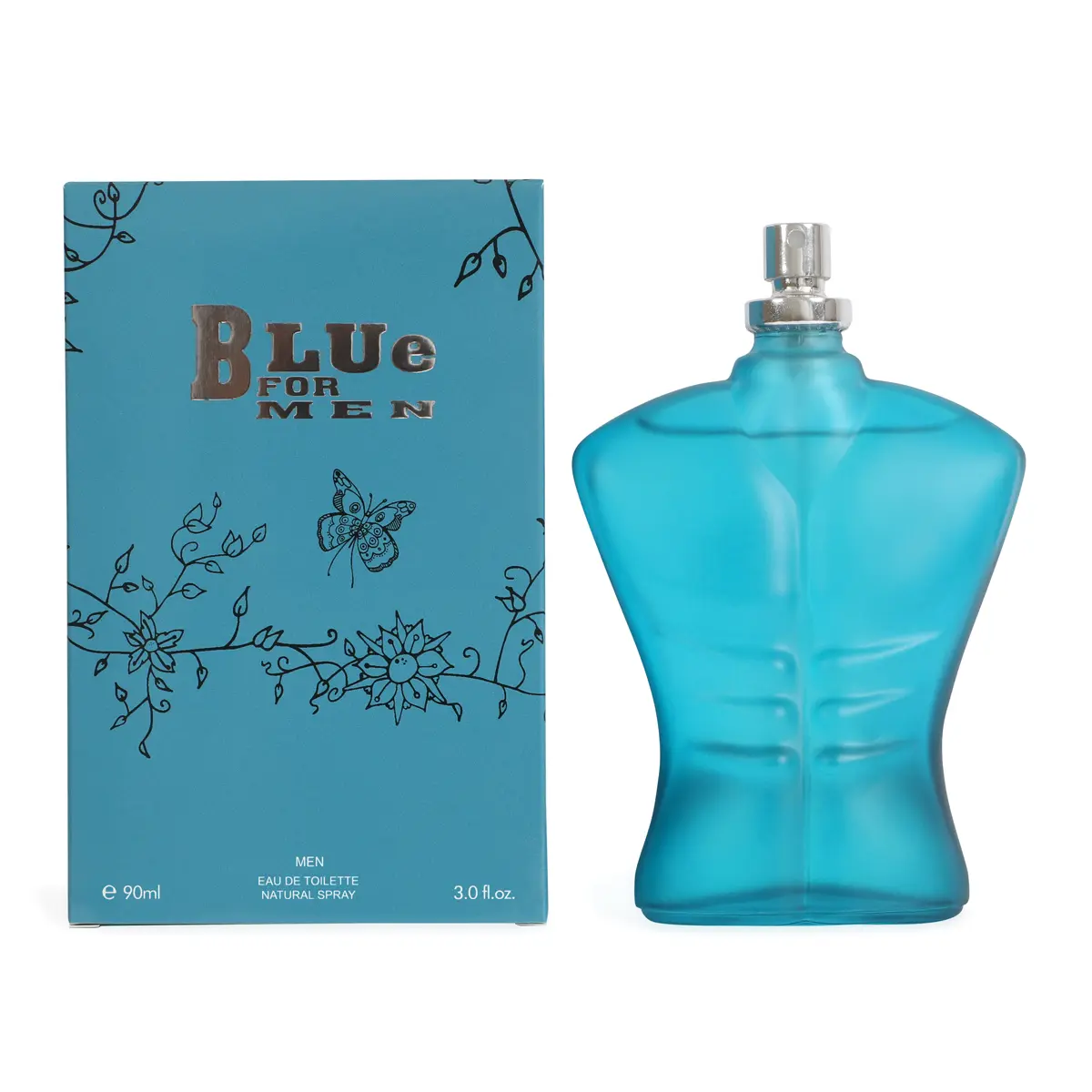 Blue for Men Eau de Toilette Natural Spray Cologne 90ml/3.0fl.oz. - Ideal for Men cologne Blue for Men Eau de Toilette Natural Spray Cologne 90ml/3.0fl.oz. - Ideal for Men cologne