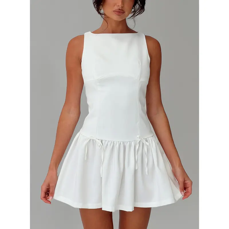 strapless open back dress South Of France Mini Dress Yellow main image 1