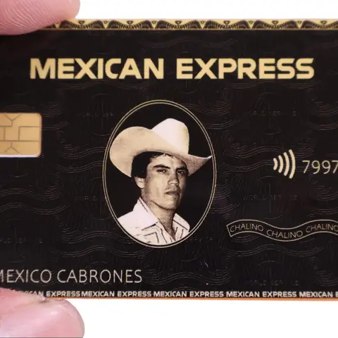 Chalino Sanchez Mexican Express Debit/Credit Card Sticker-Skin Cover - Premium Vinyl, Vibrant Designs, Easy Application
