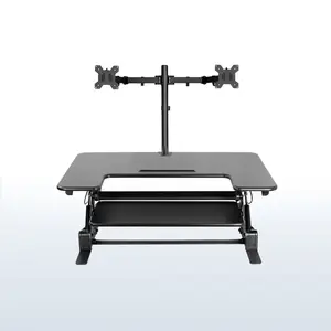 Desk Riser with Dual Monitor Mount