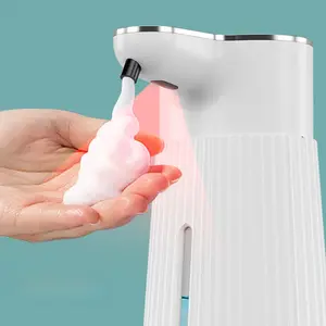 Automatic Soap Dispenser, Touchless Smart Soap Dispenser for Kitchen and Bathroom, IPX6 Water-Resistant and Rechargeable, Aroma Liquid Hand Refillable Bottle for Bathroom Accessories Home Goods, Restroom