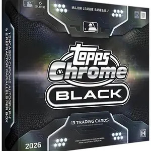 2026 Topps Chrome Black Baseball Hobby 1 Box PYD