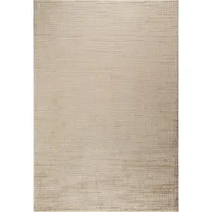 Neutral Geometric Weave Beige Rug