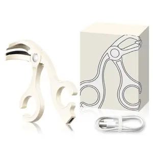 All-in-One Portable Heated Eyelash Curler Wide-Angle Borderless Electric Lash Curler USB Rechargeable Long-Lasting Natural Curl Beginner Friendly Lash Styling Tool for Perfect Eye Makeup separator Gun Whiskey Decanter Set with Bullets