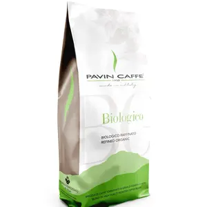 ITALIAN ORGANIC COFFEE BEANS 1 KG - BIOLOGICO MEDIUM ROAST WHOLE BEAN | PAVIN CAFFÈ
