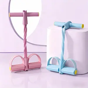 Manual Tension Training Pedal ResistanceBand, Eco-Friendly Natural Latex YogaStretching Band, Multifunctional AdjustableElastic Band for Home Gym Arm & Waist andAbdomen Training, Exercise Equipment,Suitable for Both Men and Women