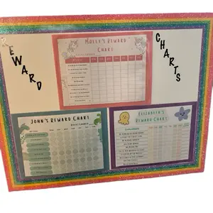 Customizable Reward/Behavior/Chore Chart - Thermal Laminated
