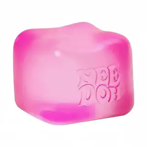 Needoh Nice Cube Water Drop Squeeze Toy, Stylish Sensory Stress Relief Ball, Soft Squishy Fidget Toy, Relaxing Anxiety Reducing Hand Toy, Perfect Gift for All Ages