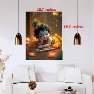 Baby Krishna Canvas Print