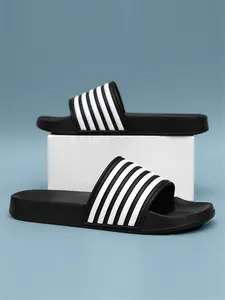 Men's Sneaker Slippers, Durable Thick Eva Sole, Lightweight Casual Home Outdoor Shoes, Simple Colorblock Design, Summer Beach & Leisure Large Size, Color Block Slides