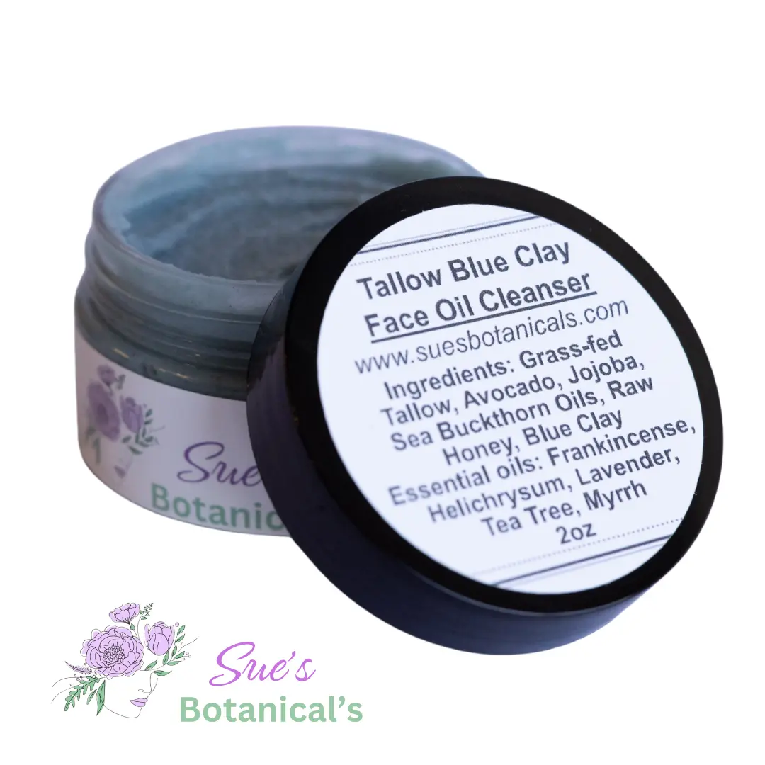 Tallow Blue Clay Face Oil Cleanser