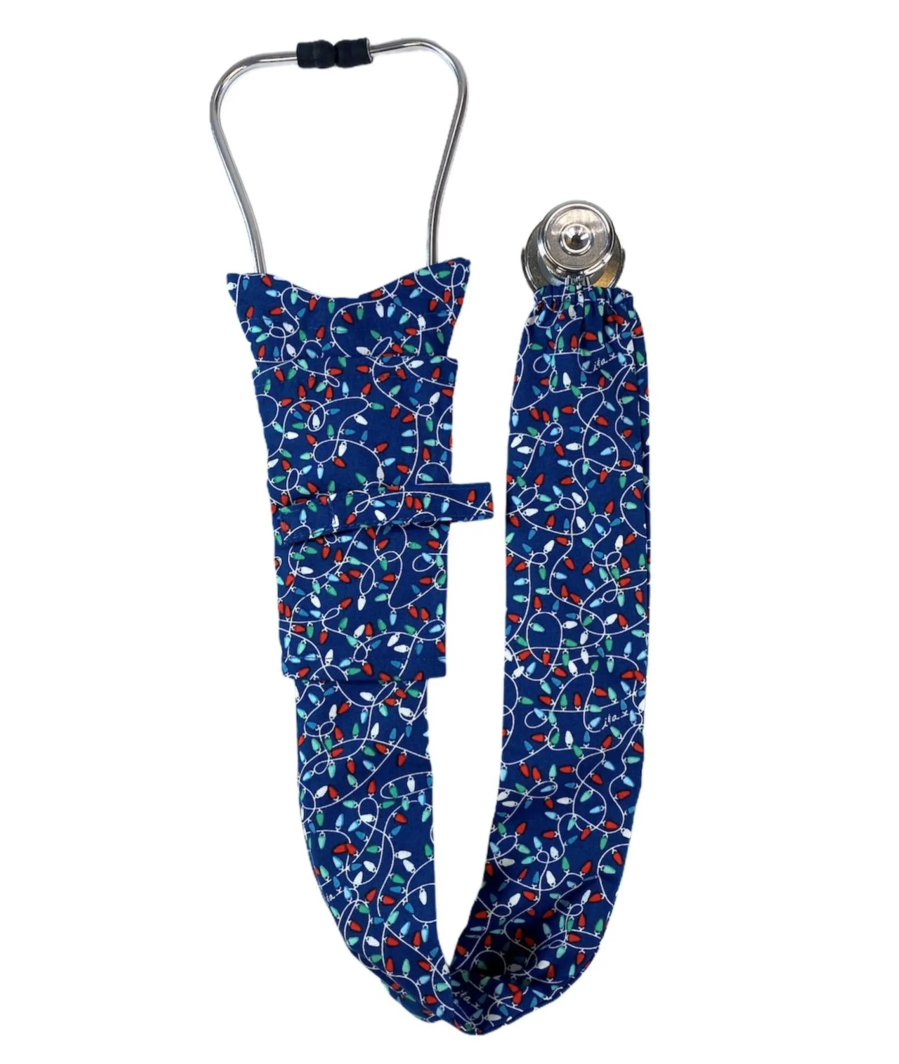 Stethoscope Cover – Stylish and Durable - Twinkle Lights on Blue