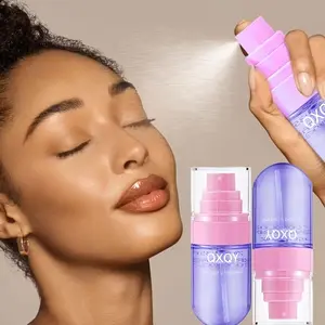 Qxqy Mini Setting Spray, Makeup Finishing Spray, Deep Moisture Hydrating Transparent Finish, 35ML Liquid Makeup Mist, Natural Look, Single Item Pack