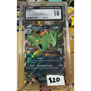 CGC Gem Mint 10 - Tyranitar ex | Prismatic Evolutions Promo 064/131