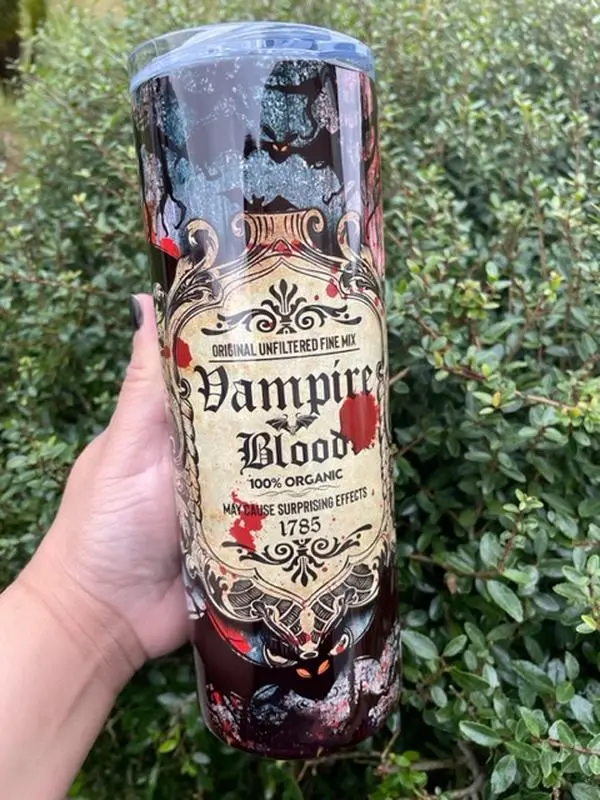 20oz Vampire Blood Halloween Tumbler Stainless Steel