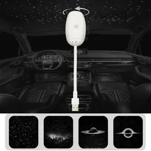 USB- Star Projector with Touch/ Control & Plug & Play - Portable Ceiling Light for Home, Car, Camping, Parties, Ceiling/Bedside Projection, Compatible with / Devices (USB, No Laser)