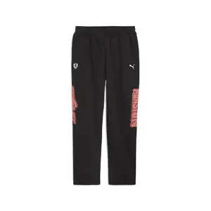 PUMA Mens Scuderia Ferrari Race Neon Energy Pants Casual - Black