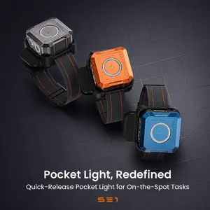 SOFIRN SE1 Pocket-Sized Aluminum Alloy EDC Flashlight, Quick-Release Portable Torch for Night Walks, Camping Tasks