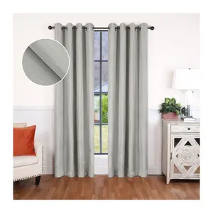 Superior Linen Blackout Curtain Panel Set, 52X72
