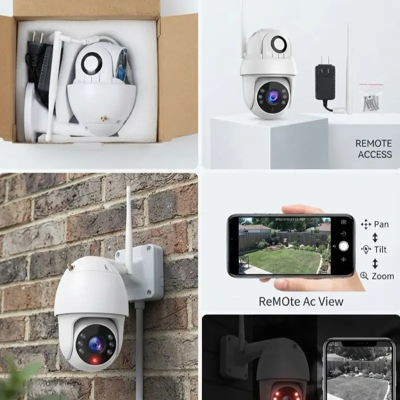 Professional 1080p HD PTZ Smart Security Camera