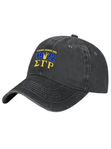 Sigma Gamma Rho Sorority 1922 Washed Adjustable Dad Hat Greek Life Gift for SGRho Members Vintage Look Comfortable Fit