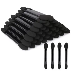 50 Pcs Disposable Double Head Eyeshadow Sponge Brushes Eyeshadow Applicators Dual Sides Eye Shadow Sponge Applicators Eyeshadow Brushes Makeup Applicator Cosmetic Tool