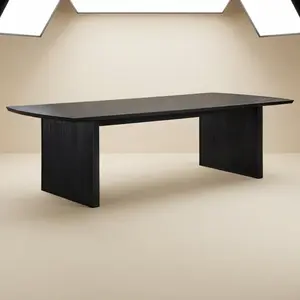 Brookmead 100-inch Extension Leaf Dining Table Black