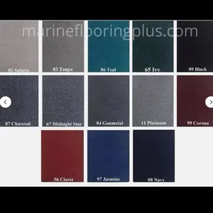 Marine Flooring Plus First Quality Bass Boat Carpet - 8.5 ft wide - You choose Color and Length - UV stabilized- Buy direct and Save