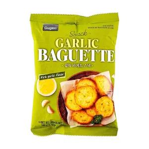 GUGEN Korean Baguette Crisps Garlic Flavor 100g - Crunchy Snack