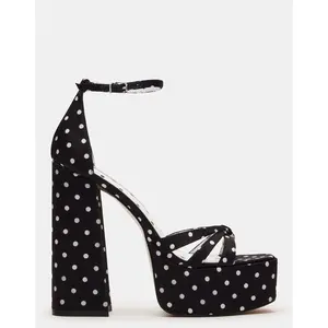 Steve Madden RETRO WHITE/BLACK POLKA DOT