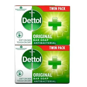 Dettol Anti-Bacterial Original Soap 100g Twin Pack Dermatologically Tested Body Care Cleansing Hydrating Soap for Comfort & Repair