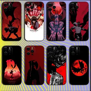 D-Devilman Crybab Phone Case For iPhone 17,16,15,14,13,12,11,Pro,X,XS,Max,XR,Plus,Mini Soft Black Cover