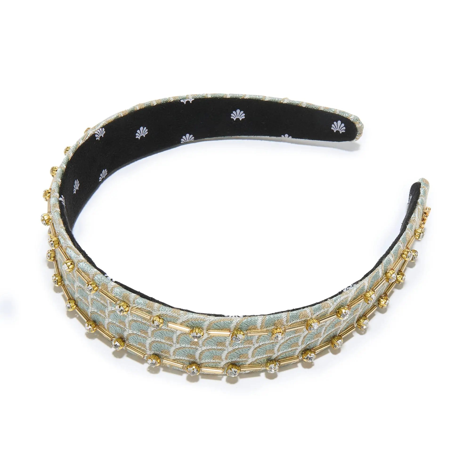 NILE MIST BESSETTE CRYSTAL EDGE HEADBAND