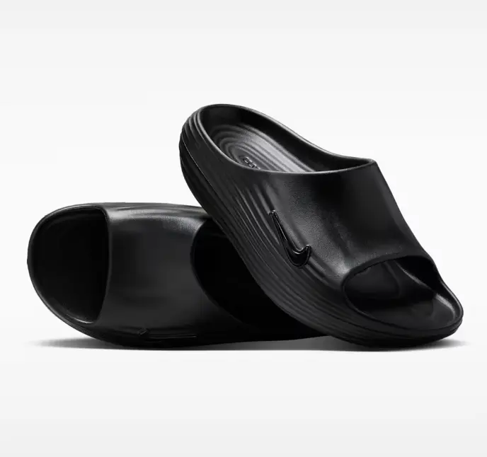Nike ReactX Rejuven8 Men's Slides in Black SKU: HV4479-001 Footwear Athletic Sandals Slides for Men Men's Shoes Gym Shoes