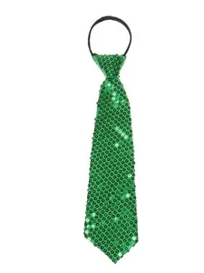 Sequin Decor Tie, Unisex Plain Sequined Necktie, All-seasons Accessory, Regular Width, Plain Ties
