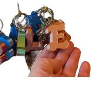 PixieDust INITIAL Charm - Colorful Keychains with Letter Design, Ideal for Personalization and Gift-Giving
