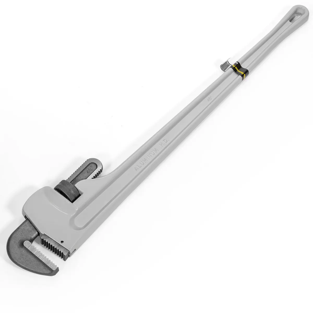 Stark USA 48" Aluminum Pipe Wrench, Heavy-Duty DIY Plumber Tool with 4 in Jaw Capacity, Full-Floating Hook Jaws & Non-Stick Adjustment
